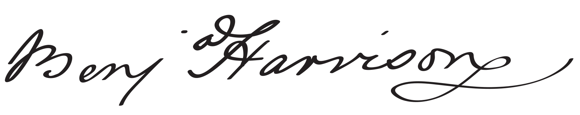Signature of Benjamin Harrison