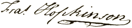 Signature of Francis Hopkinson