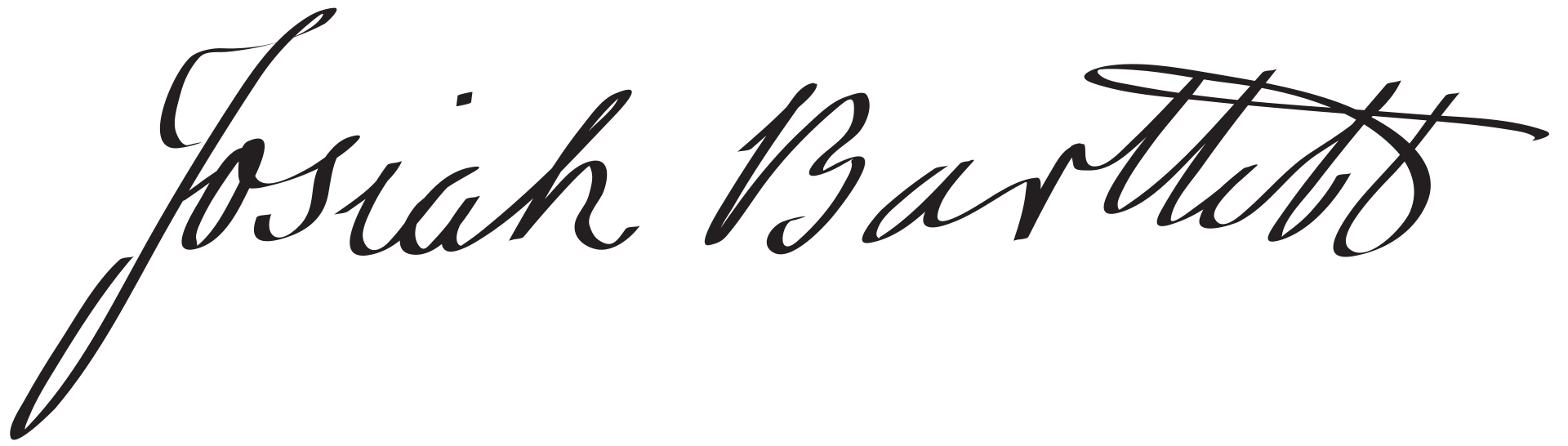 Signature of Josiah Bartlett