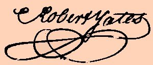 Signature of Robert Yates