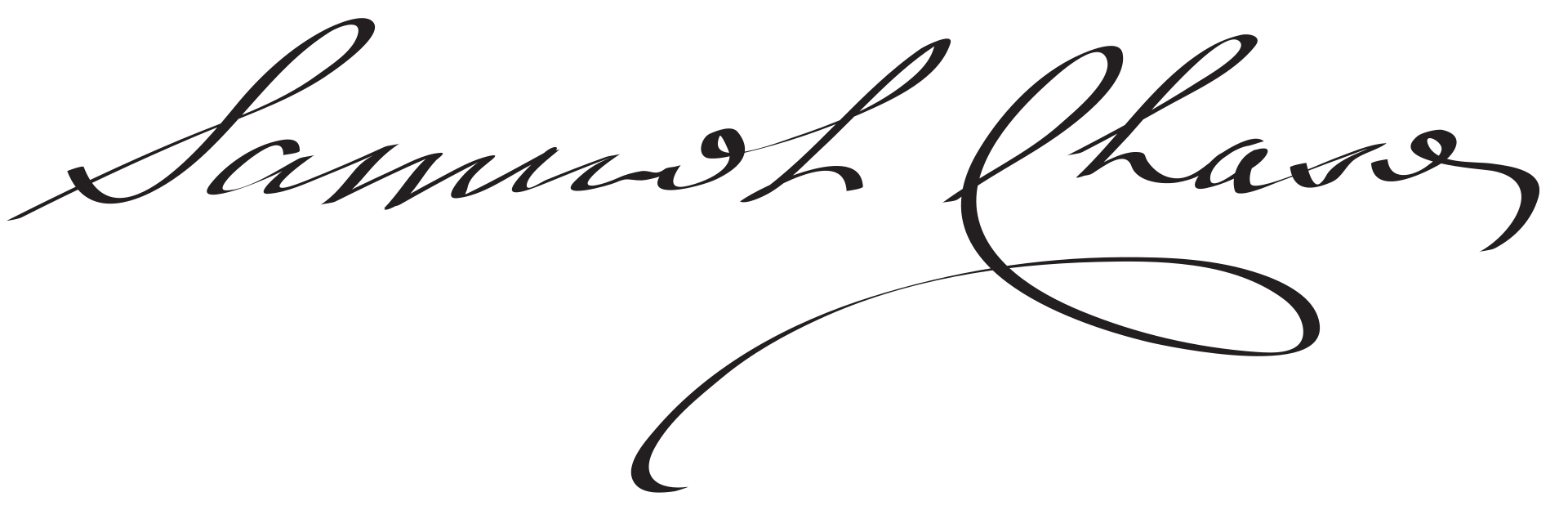 Signature of Samuel Chase
