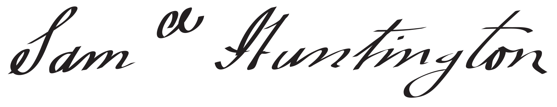 Signature of Samuel Huntington