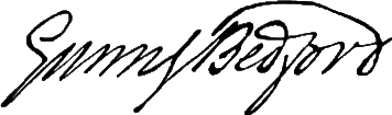 Signature of Gunning Bedford Jr.