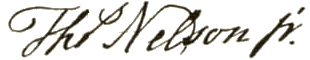 Signature of Thomas Nelson Jr.
