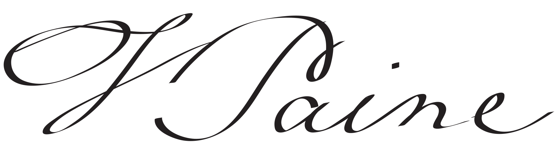 Signature of Thomas Paine